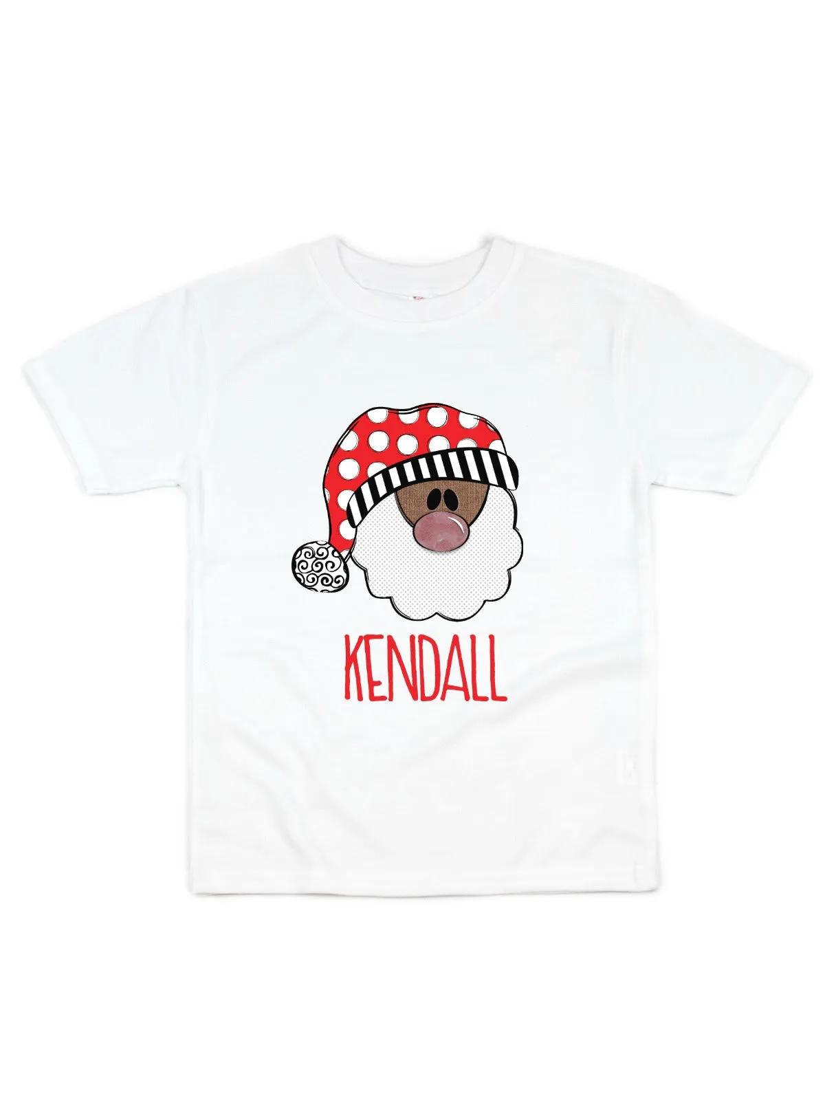 Black Santa Kids Shirt