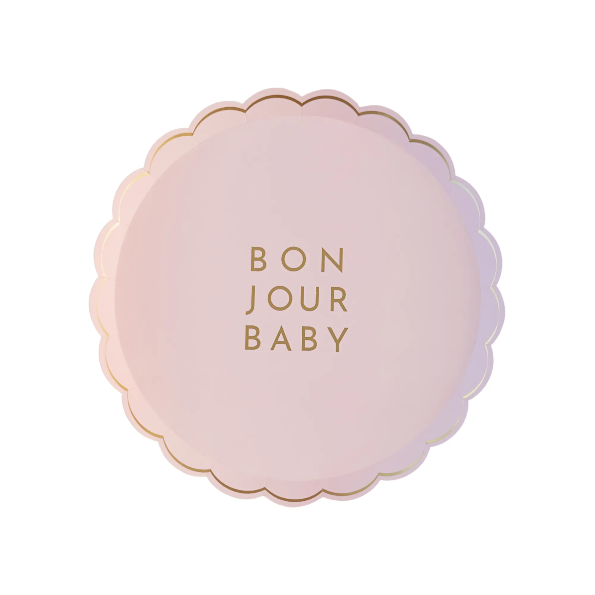 Bonjour Fête - BONJOUR BABY PETAL PINK SMALL PLATES