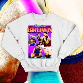 BOOTLEG JONNO BROWN: JUMPER - WHITE FRONT ONLY