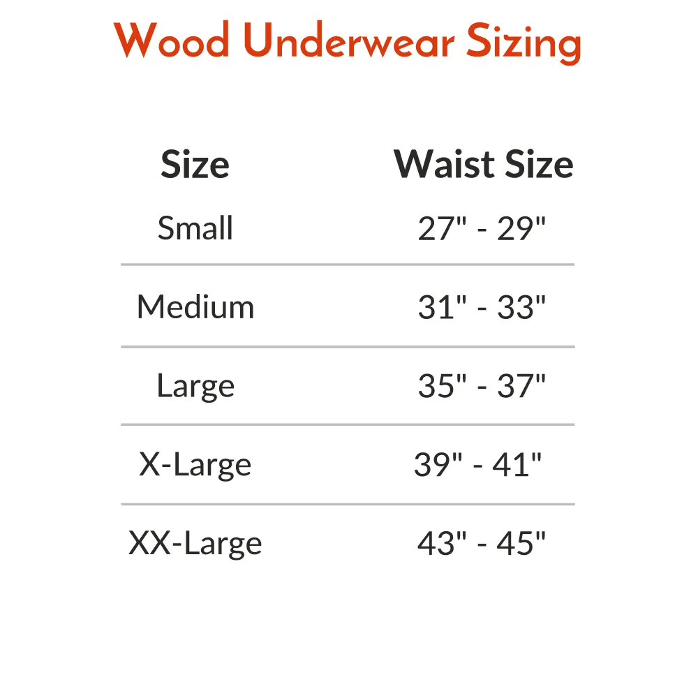 Boxer Brief w/ Fly in Watermelon (Size X-Large) by Wood Underwear