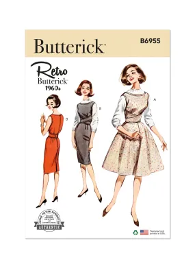 Butterick sewing pattern 6955 Shallow Necked Jumper