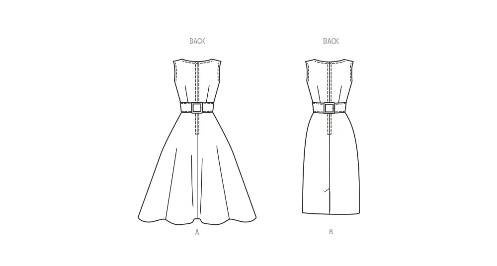Butterick sewing pattern 6955 Shallow Necked Jumper