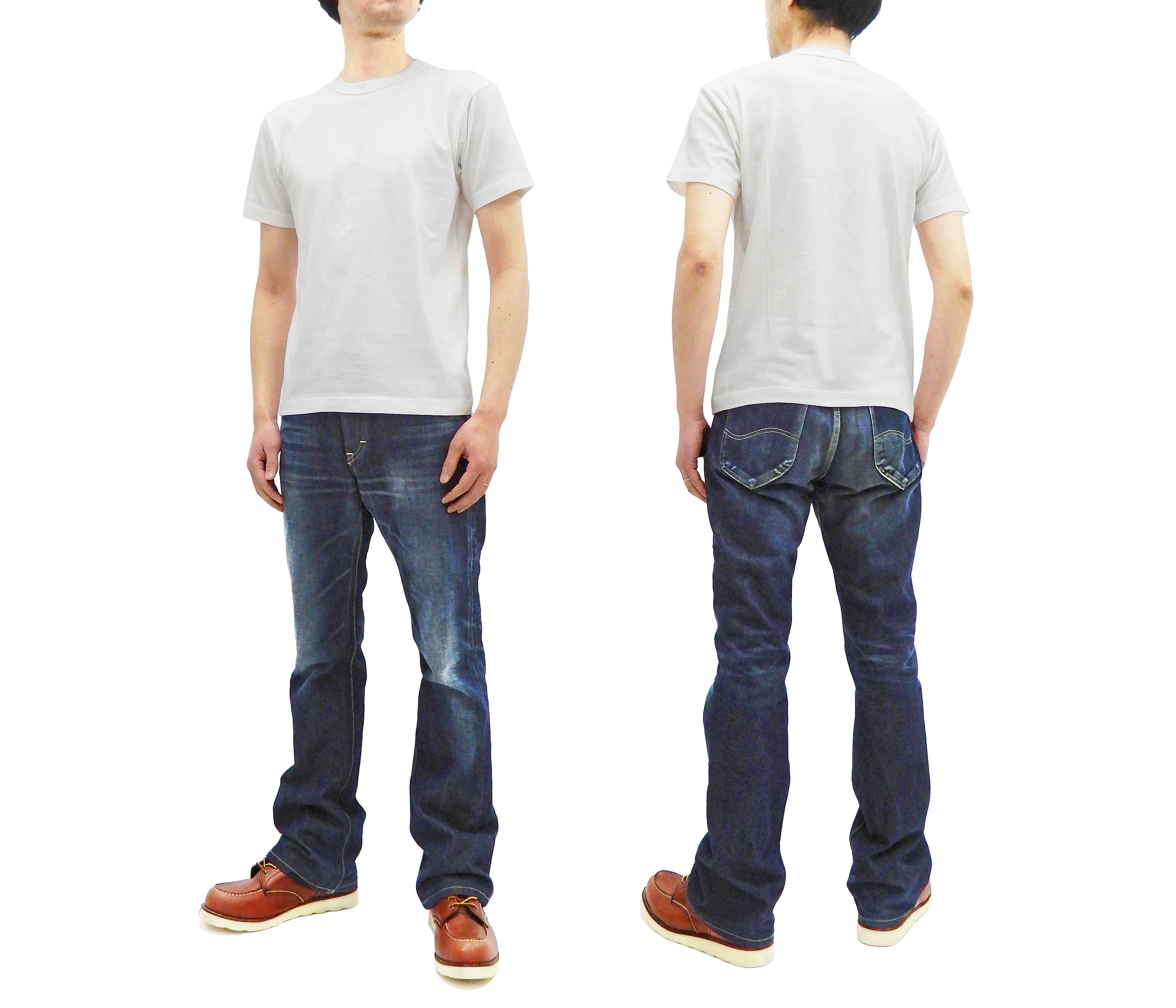Buzz Rickson T-shirt Men's Plain T shirt Short Sleeve Loopwheel Tee BR78960 101 White
