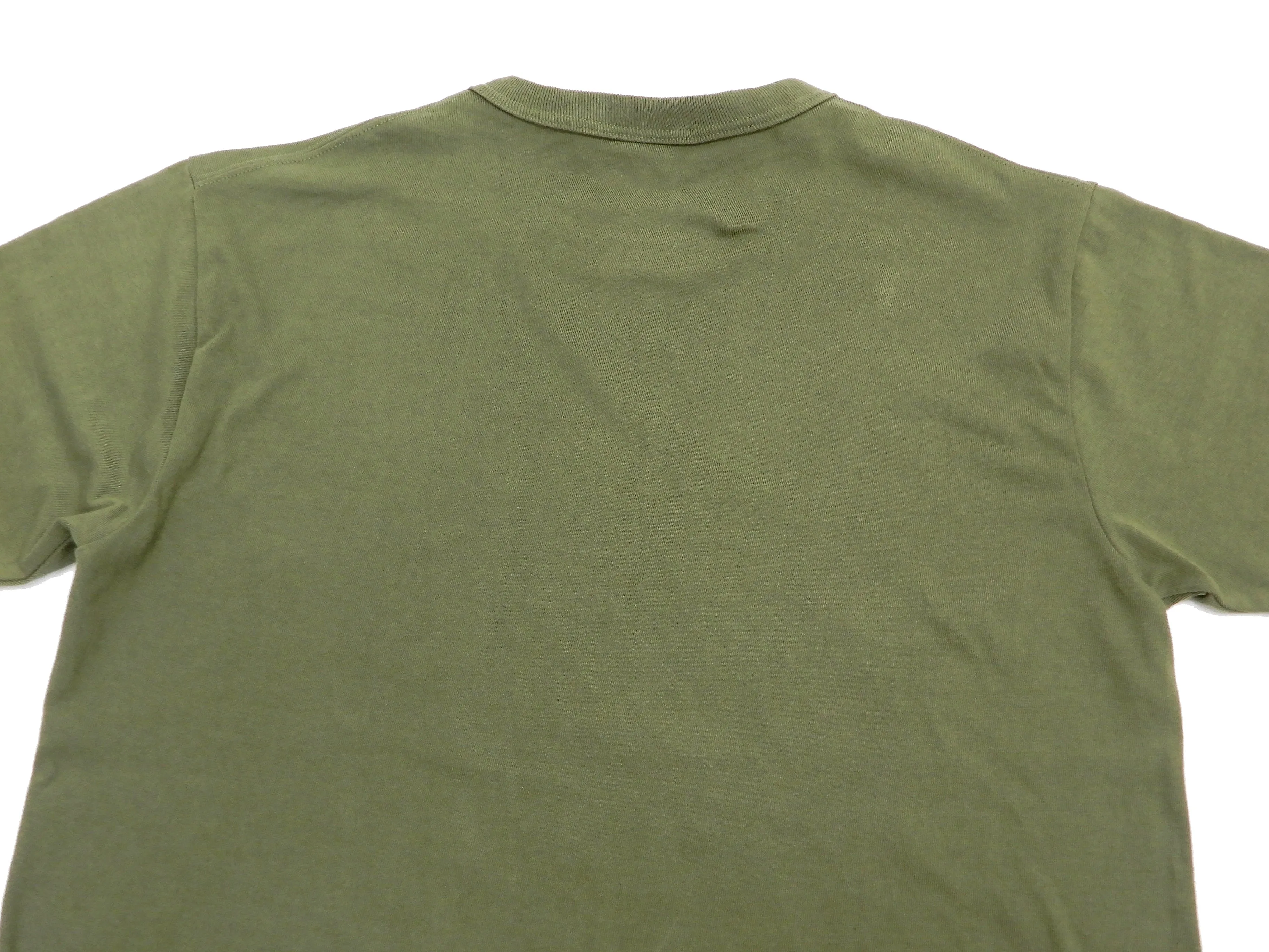 Buzz Rickson T-shirt Men's Plain T shirt Short Sleeve Loopwheel Tee BR78960 149 Olive