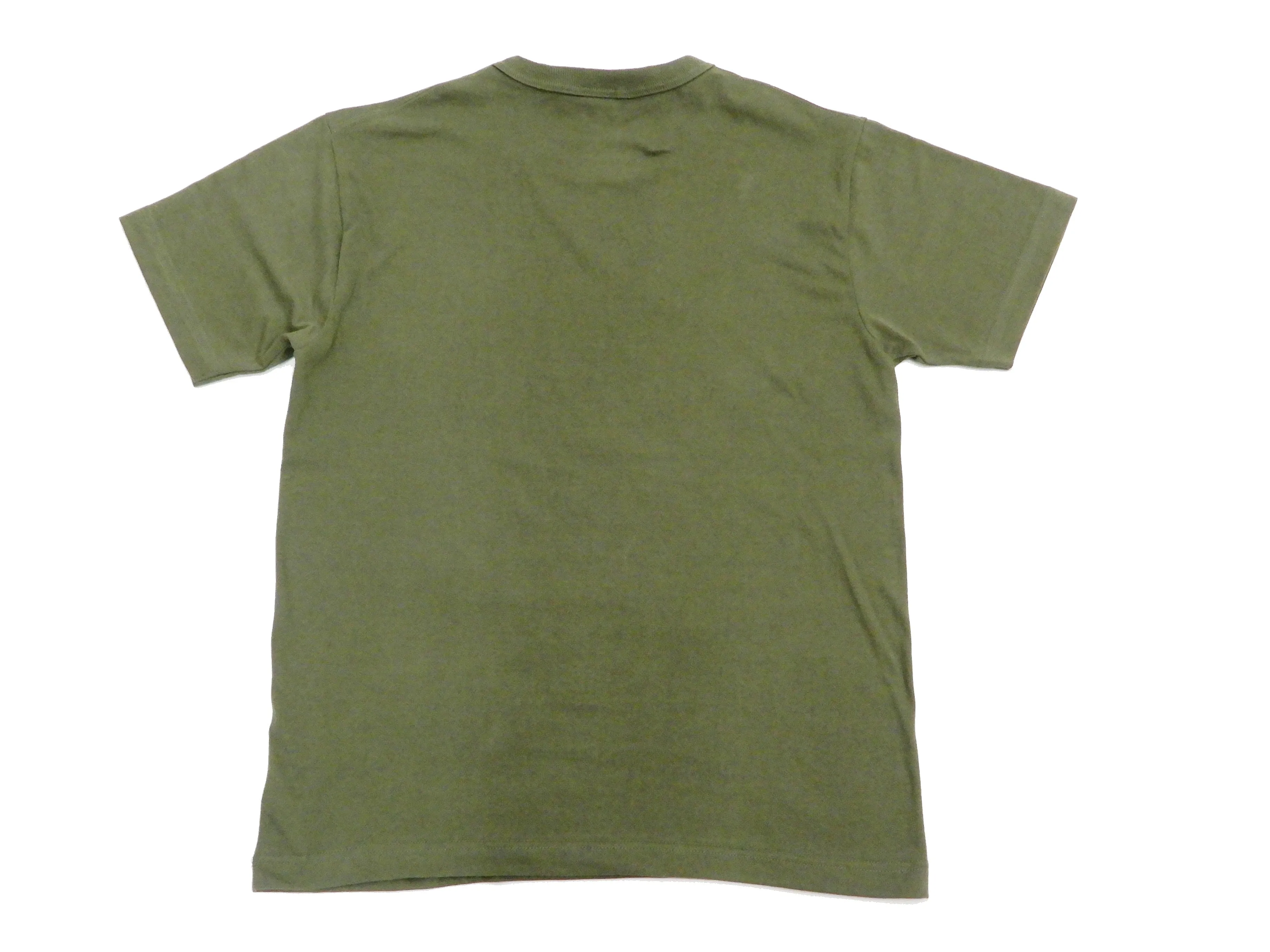 Buzz Rickson T-shirt Men's Plain T shirt Short Sleeve Loopwheel Tee BR78960 149 Olive