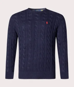 Cable Knit Cotton Jumper