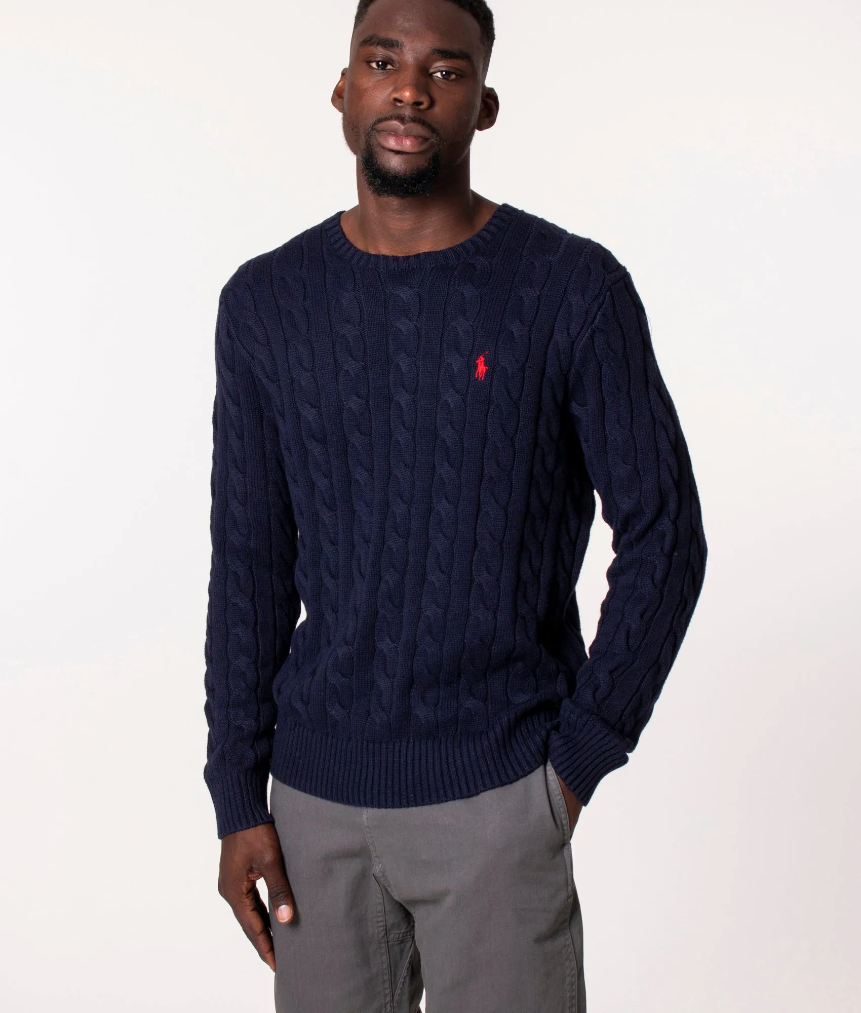Cable Knit Cotton Jumper