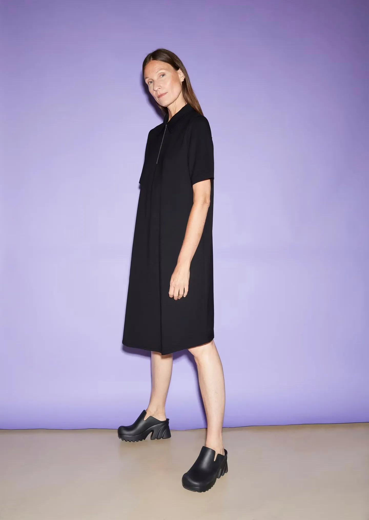 Camilaara Jersey Dress in Black