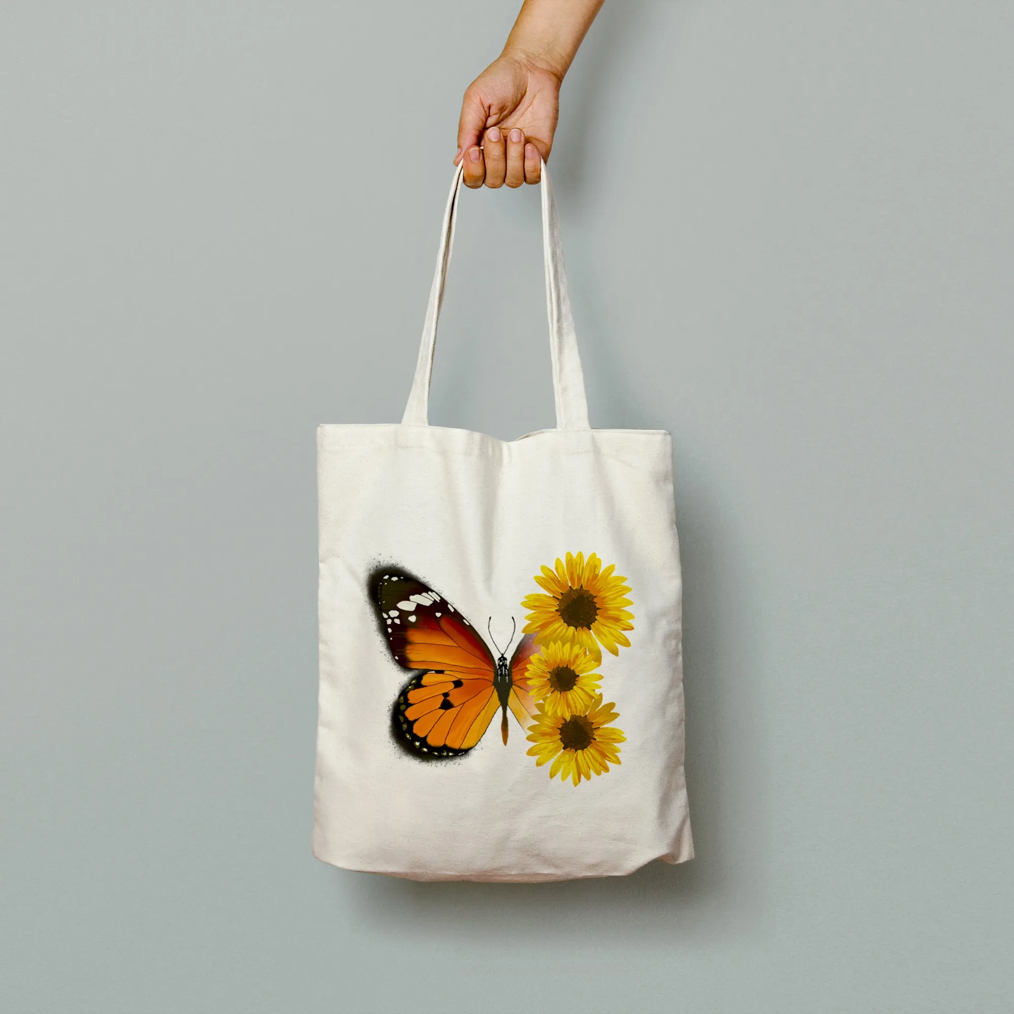 Chamomile butterfly Tote Bag