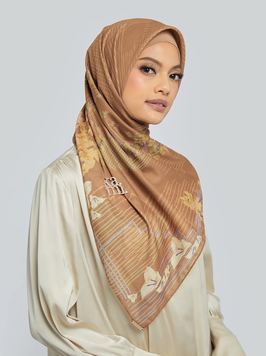 CHARAKA SCARF BROWN