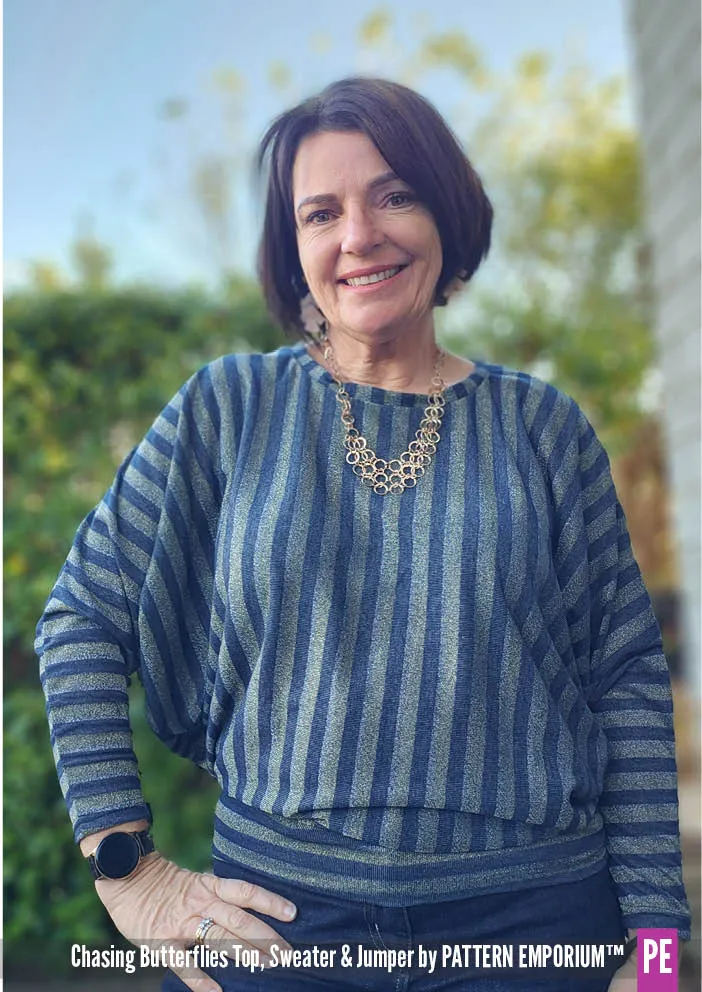 Chasing Butterflies | Batwing Top & Sweater Sewing Pattern