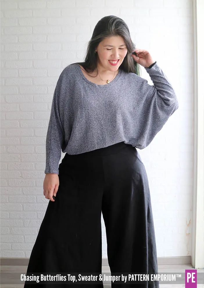 Chasing Butterflies | Batwing Top & Sweater Sewing Pattern