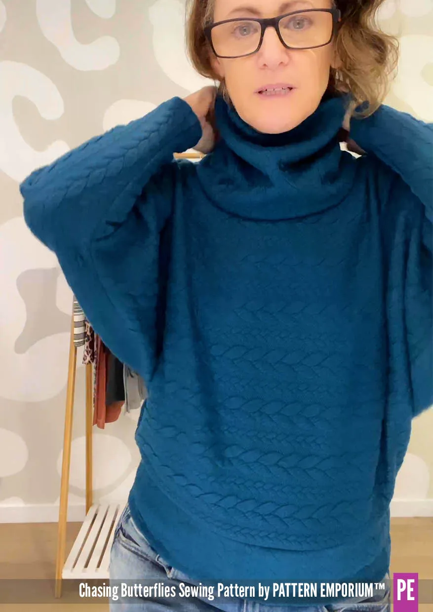 Chasing Butterflies | Batwing Top & Sweater Sewing Pattern