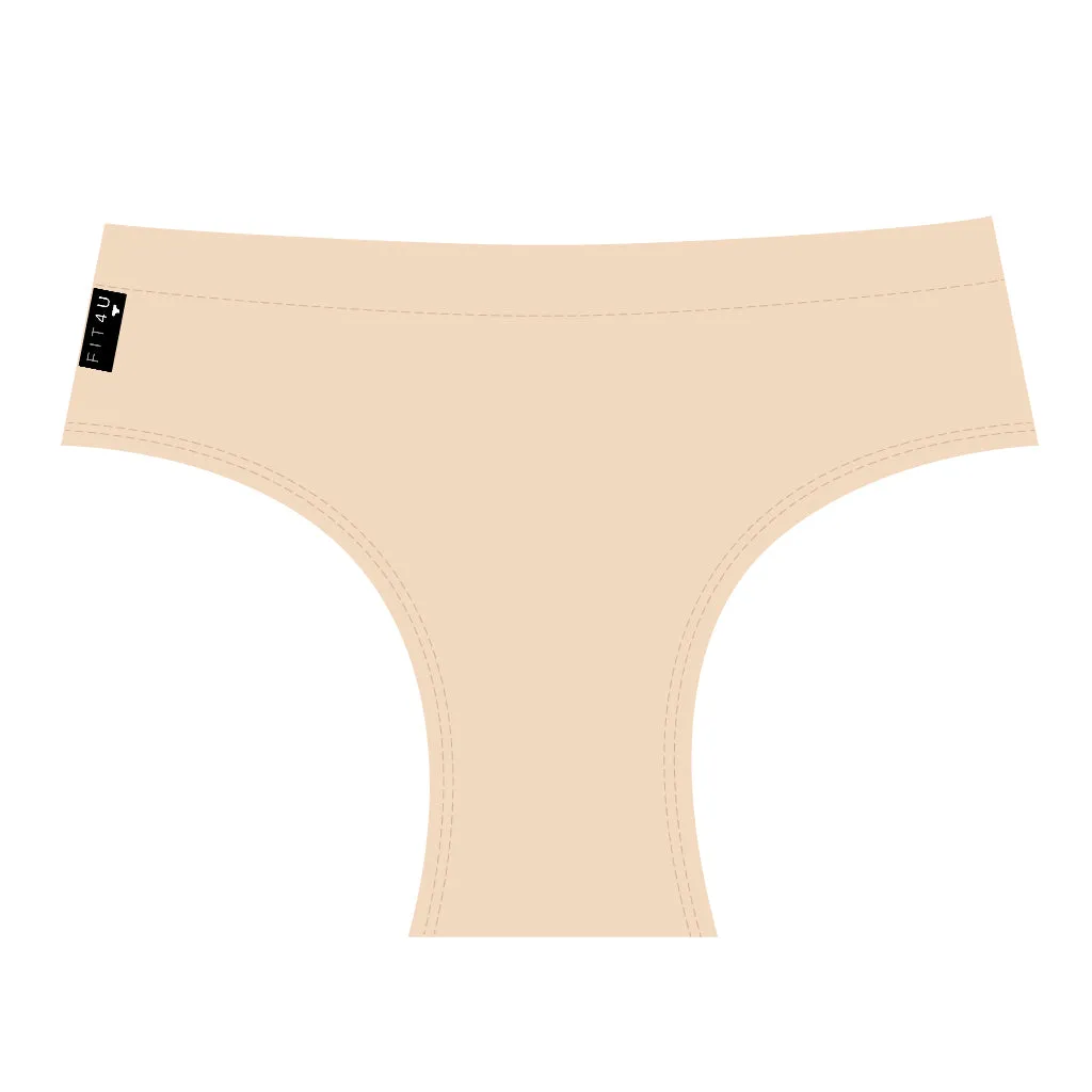 Cheeky Active Fit underwear - Light Nude -tucking underwear