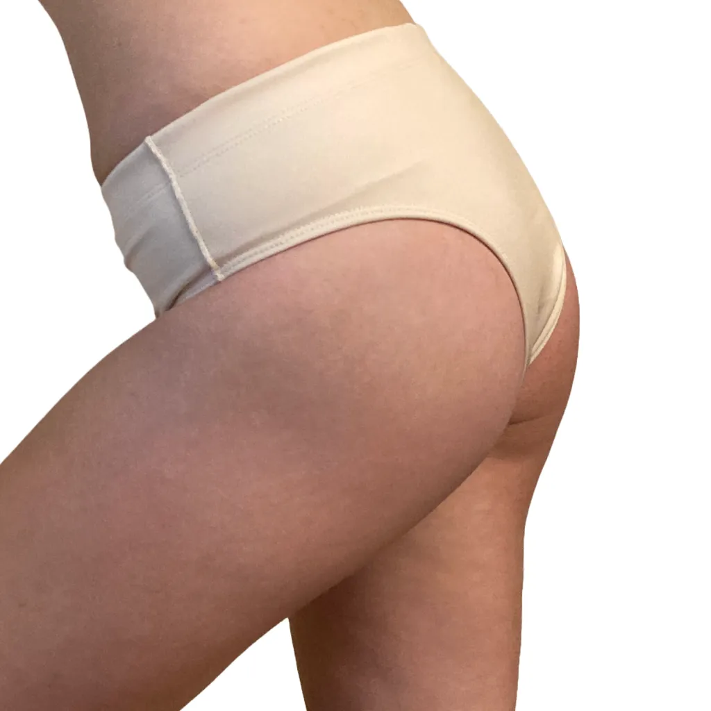 Cheeky Active Fit underwear - Light Nude -tucking underwear