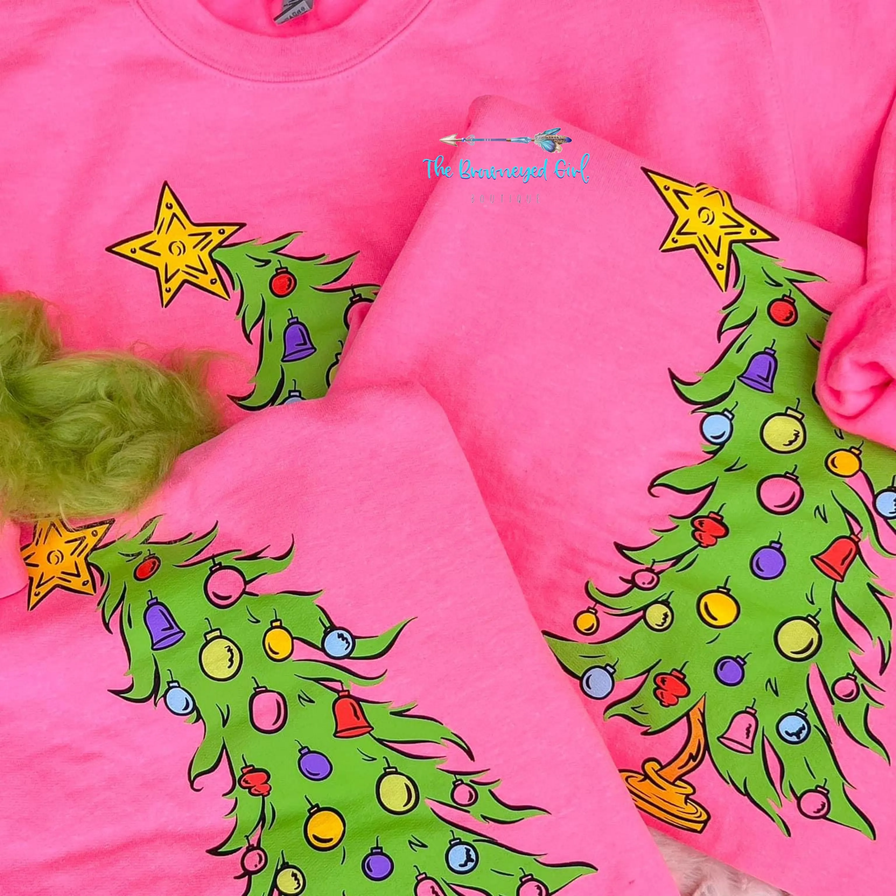 Cindy Lou Whoo Christmas Tree  Casual Sweatshirt