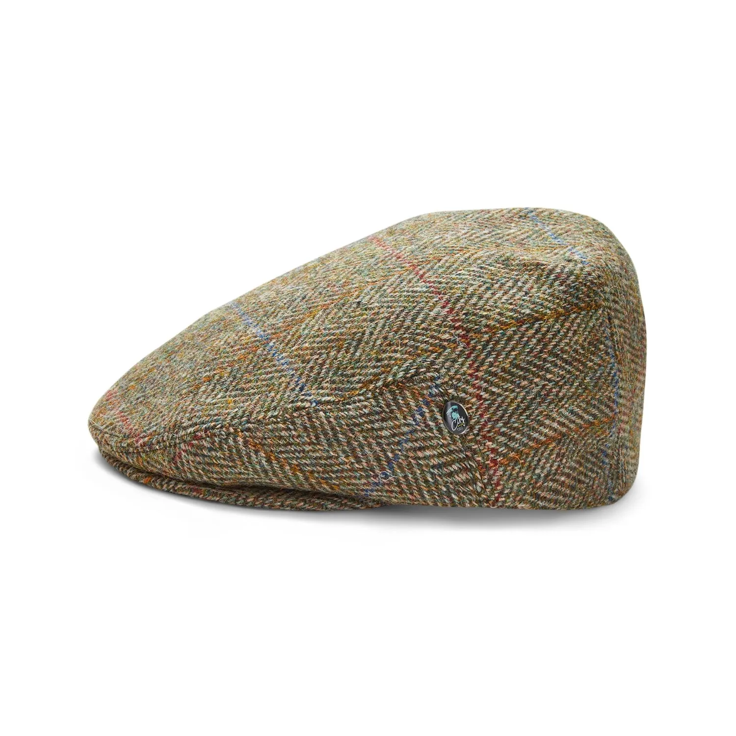 City Sport - Cool Comfort - Harris Tweed Flat Cap - Country Green 4345