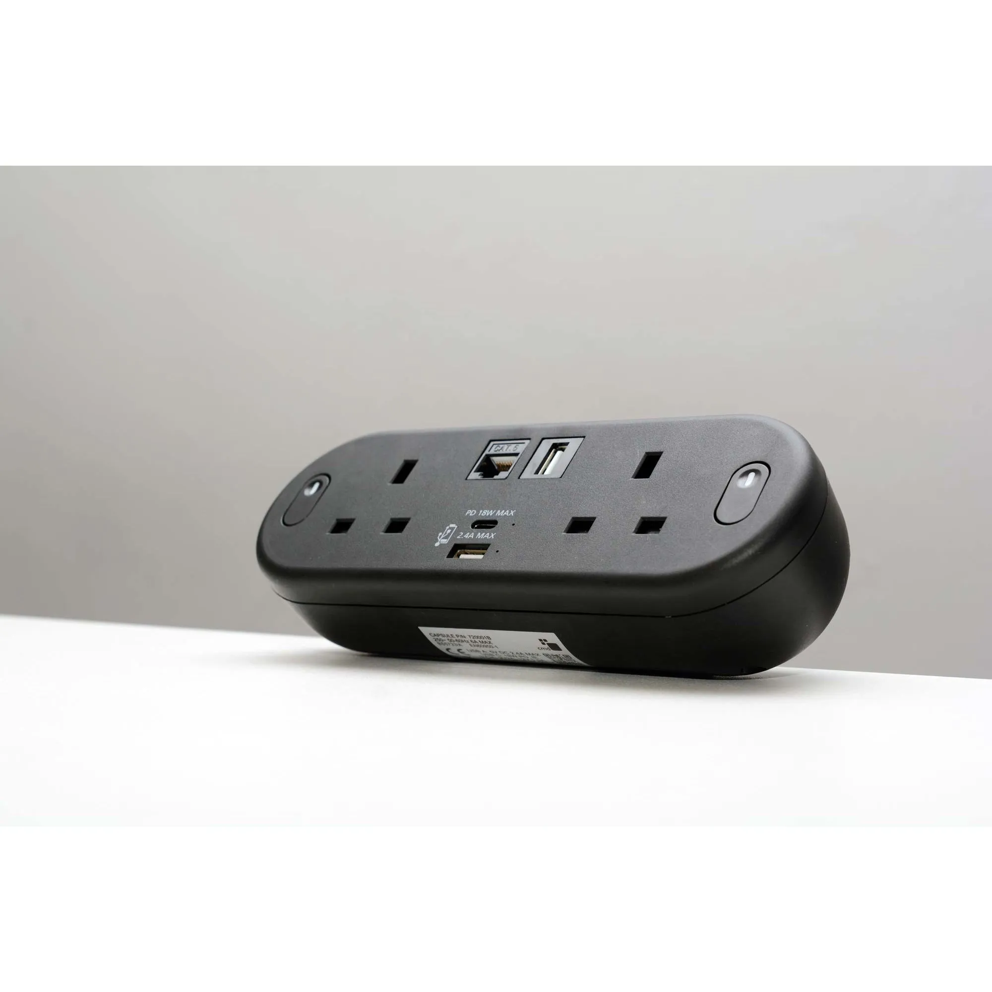 CMD Capsule on desk power module with USB (A C) charging