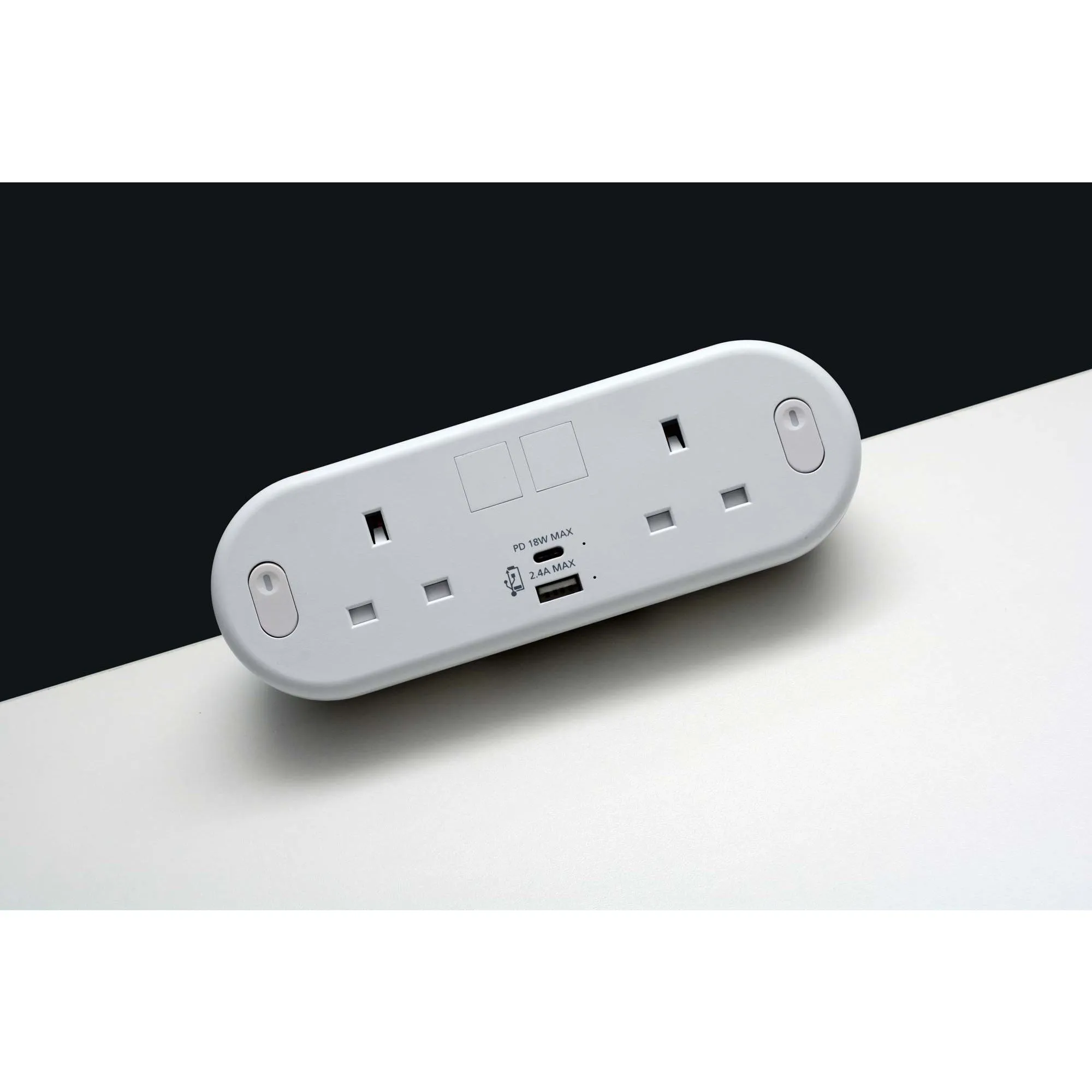 CMD Capsule on desk power module with USB (A C) charging