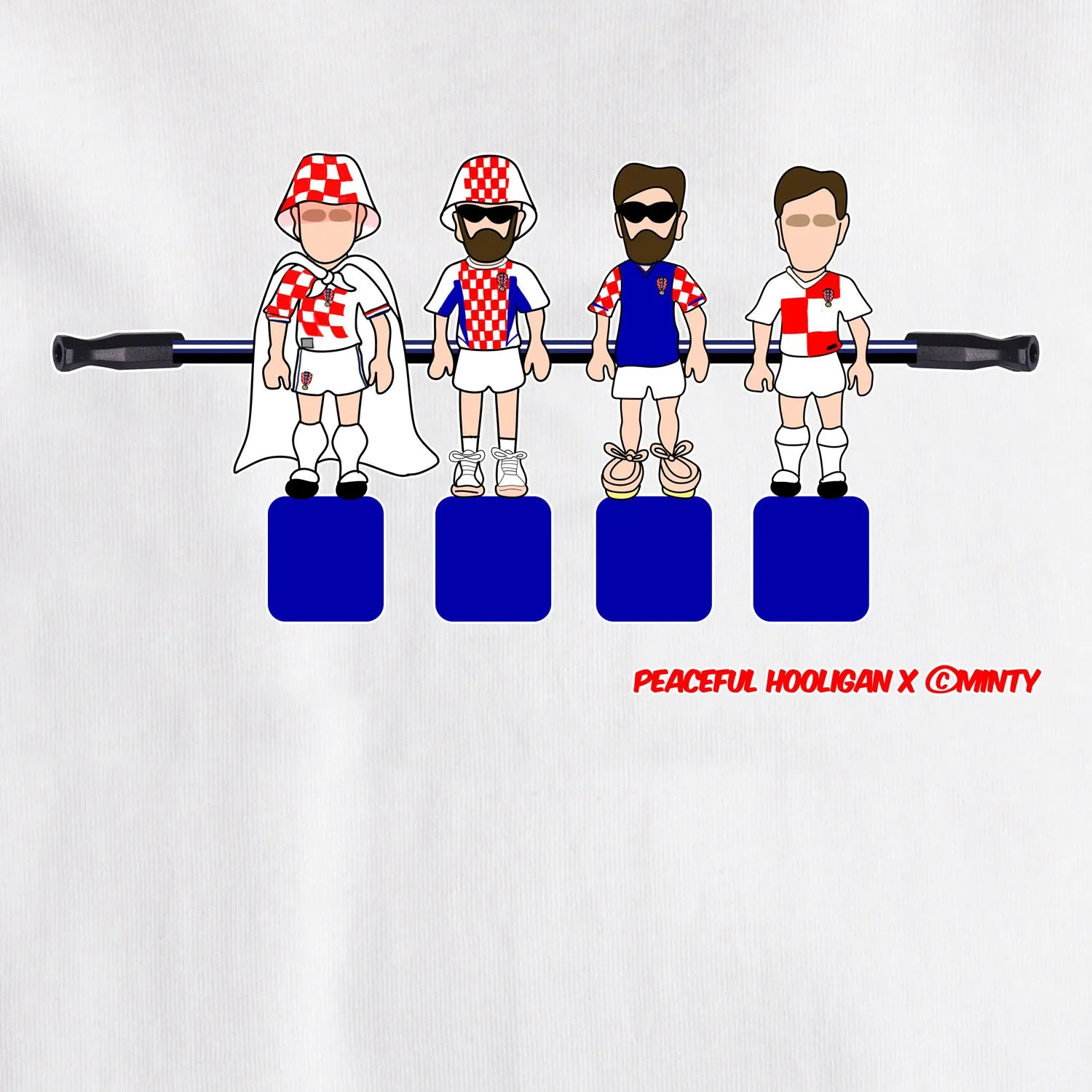 Croatia Foosball T-Shirt White