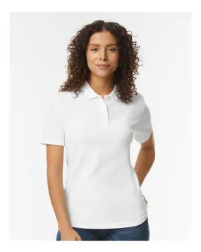 Custom Embroidered - Gildan - Softstyle® Women's Pique Polo - 64800L
