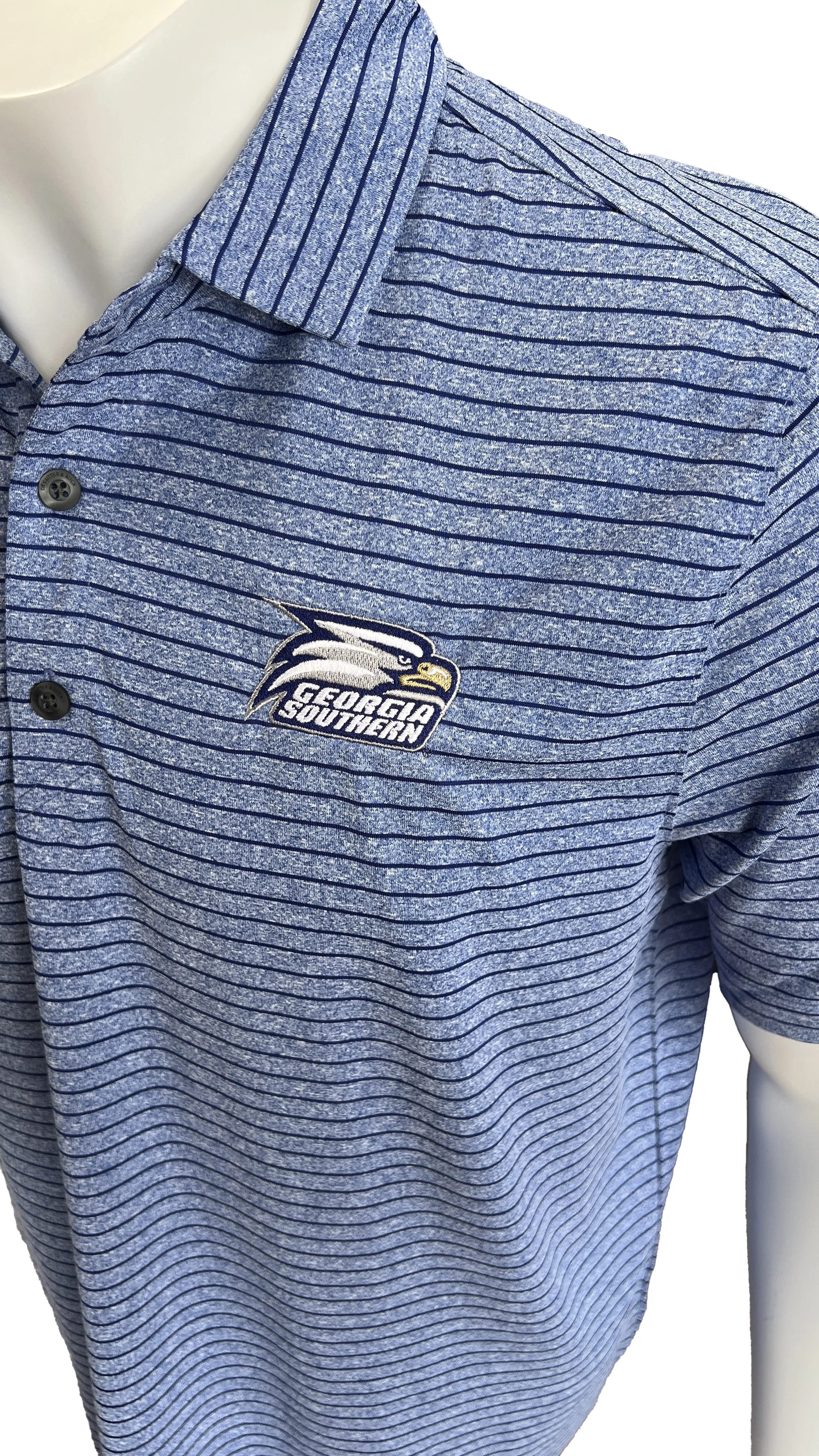 Cutter & Buck GSU Forge Eco Stripe Stretch Recycled Polo