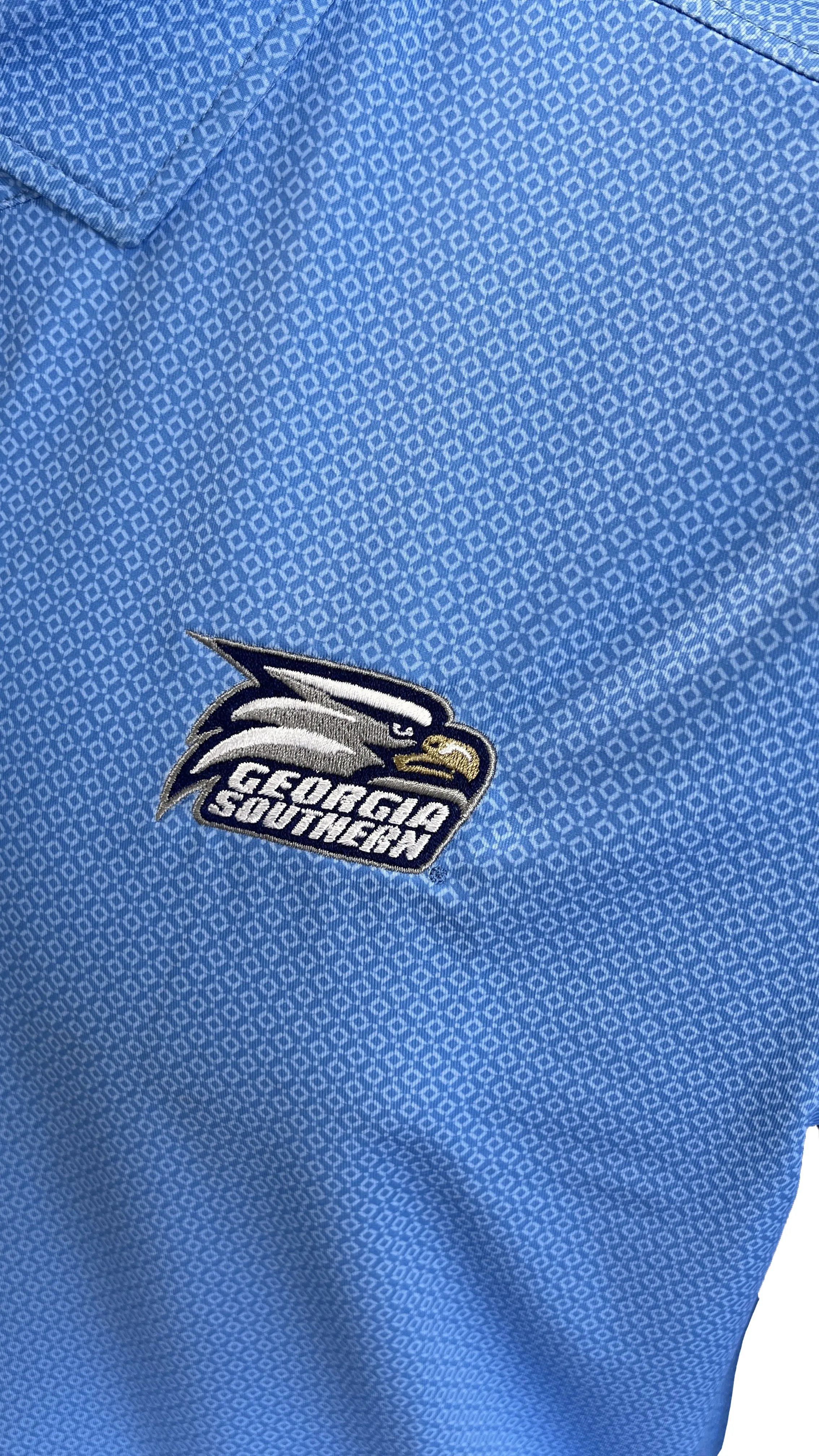 Cutter &Buck Georgia Southern Eagles Pike Eco Symmetry Print Polo