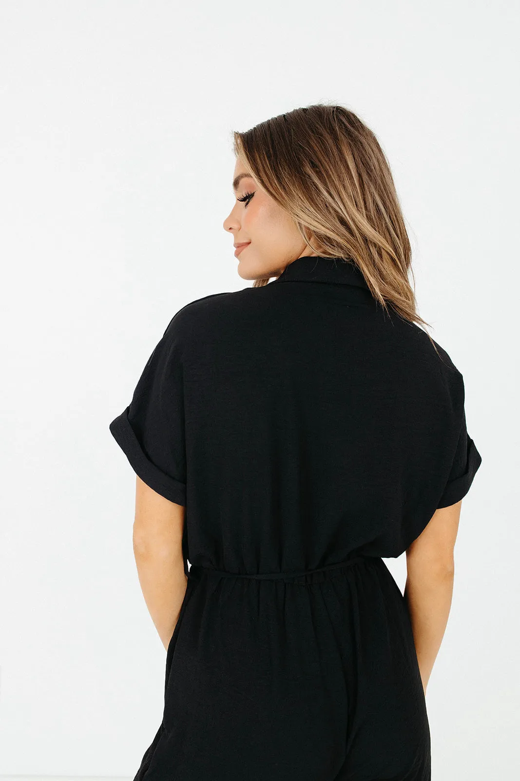 Devan Button Jumpsuit - FINAL SALE