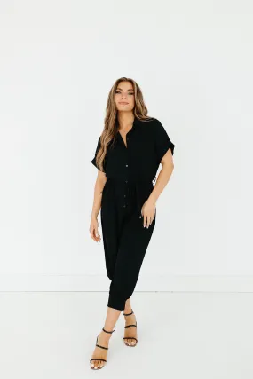 Devan Button Jumpsuit - FINAL SALE
