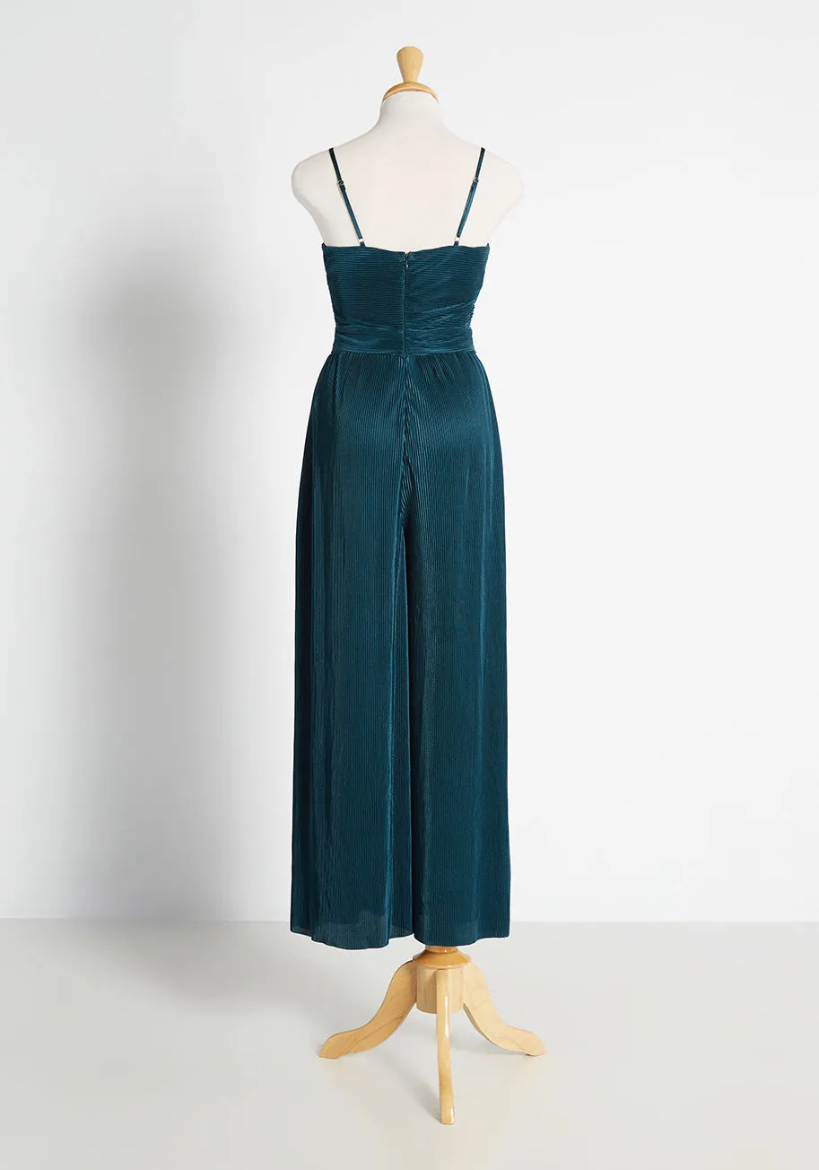 Disco Darling Wide Leg Jumpsuit