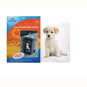 Dog Design Wheelie Bin Stickers