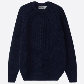 Fisherman’s Rib Jumper - Navy