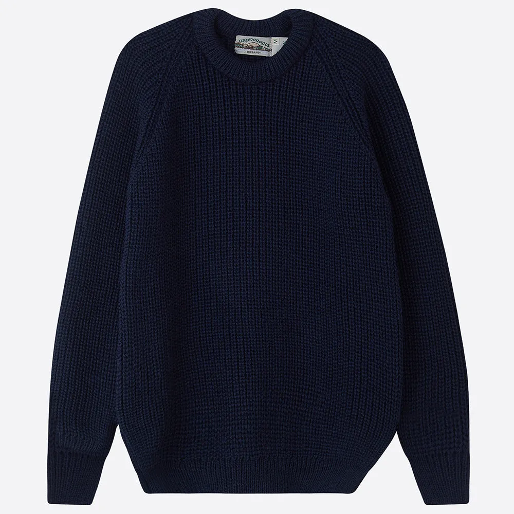 Fisherman’s Rib Jumper - Navy