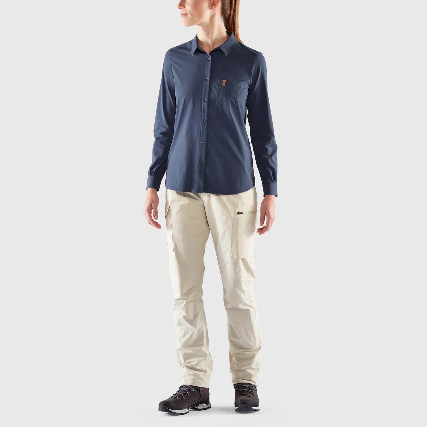 Fjällräven Women&#x27;s Övik Lite Shirt Long Sleeve Green | Buy Fjällräven Women&#x27;s Övik Lite Shirt Long Sleeve Green here | Outnorth