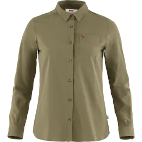 Fjällräven Women&#x27;s Övik Lite Shirt Long Sleeve Green | Buy Fjällräven Women&#x27;s Övik Lite Shirt Long Sleeve Green here | Outnorth