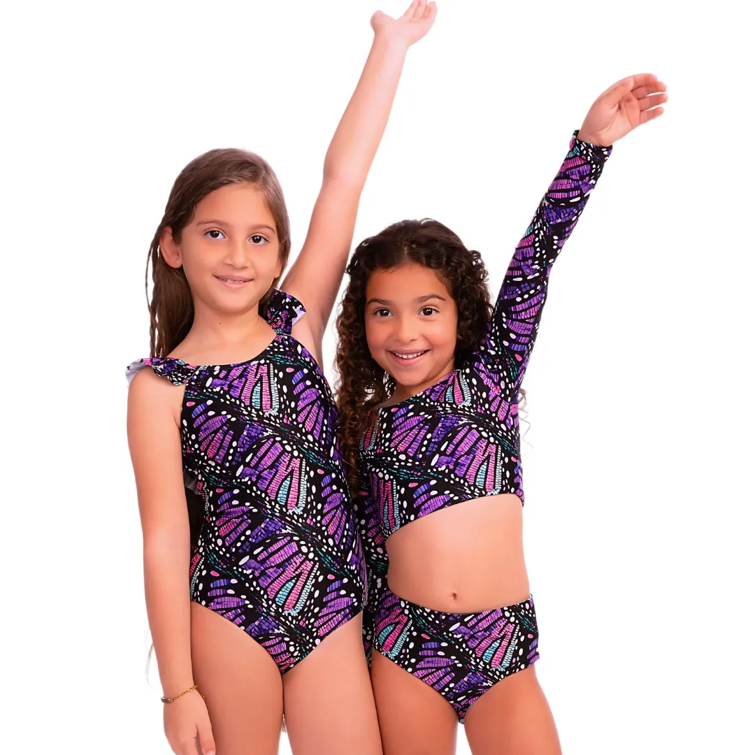 Girls Mini Ruffle One-Piece Lucy