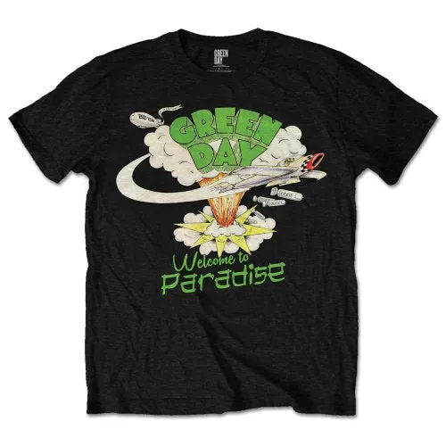 Green Day T-Shirt - Welcome to Paradise