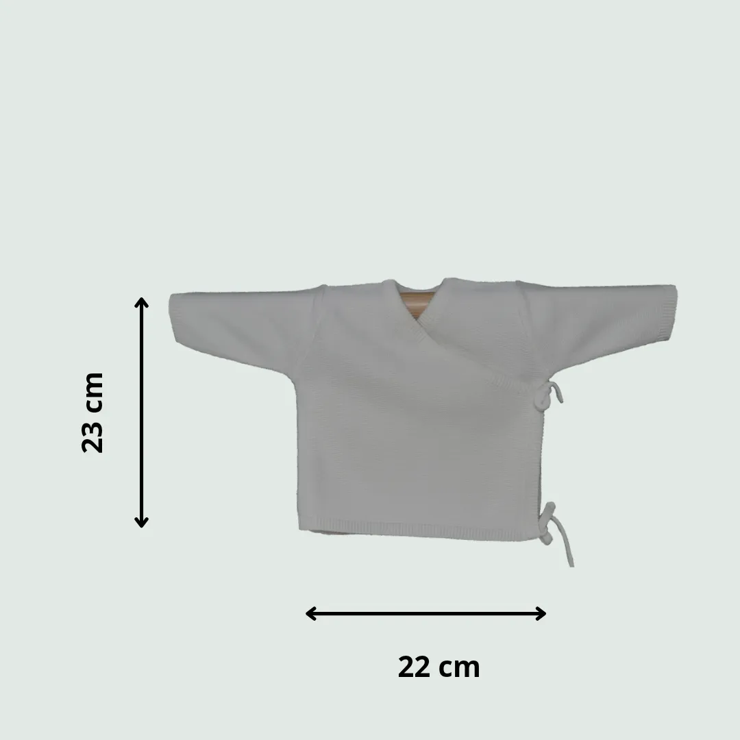 Grey Baby Wrap Jacket  | 100% Organic Cotton