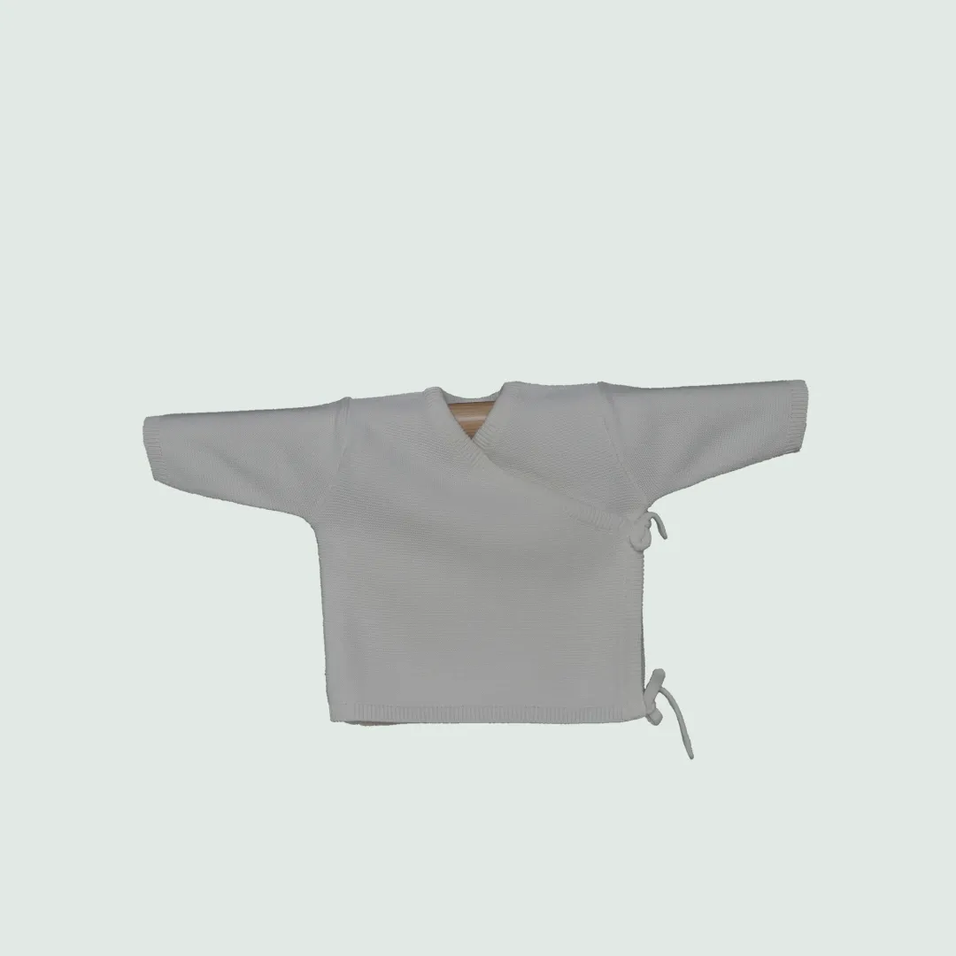Grey Baby Wrap Jacket  | 100% Organic Cotton