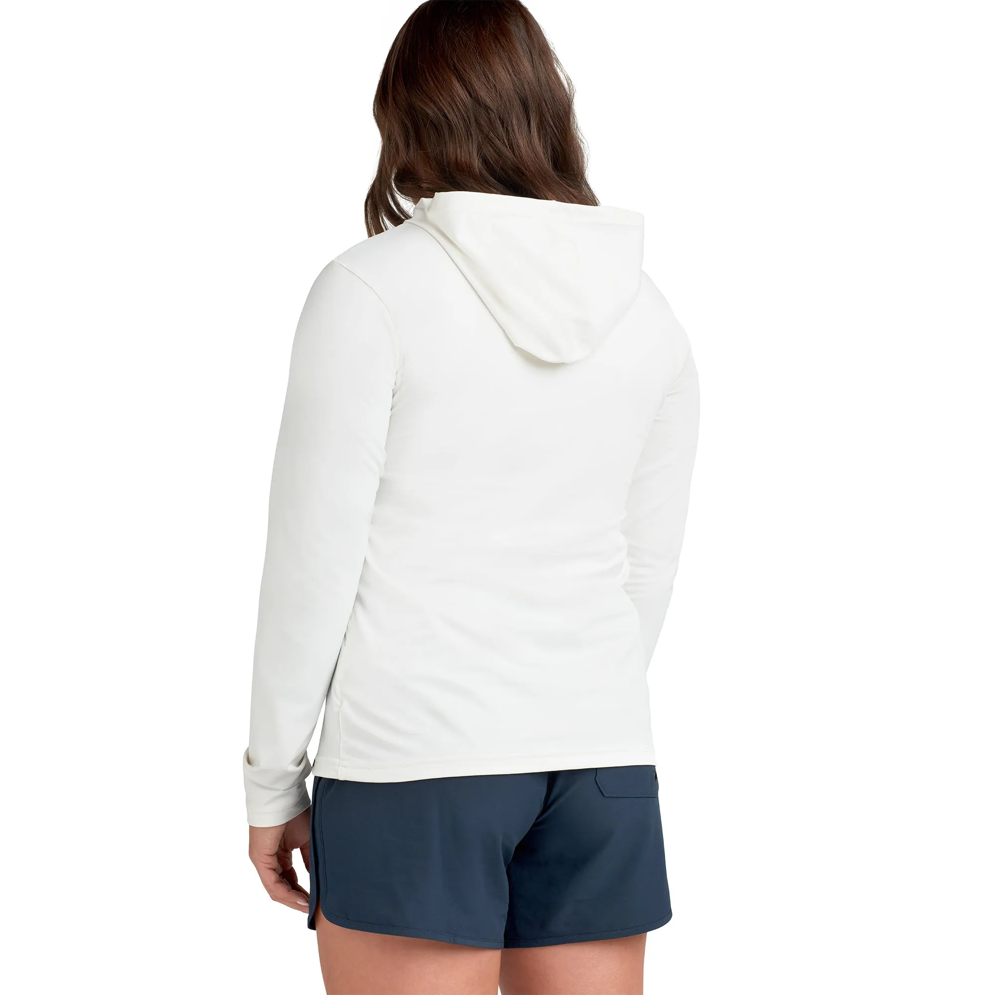 HD Loose Fit Long Sleeve Rashguard Hoodie - Women's