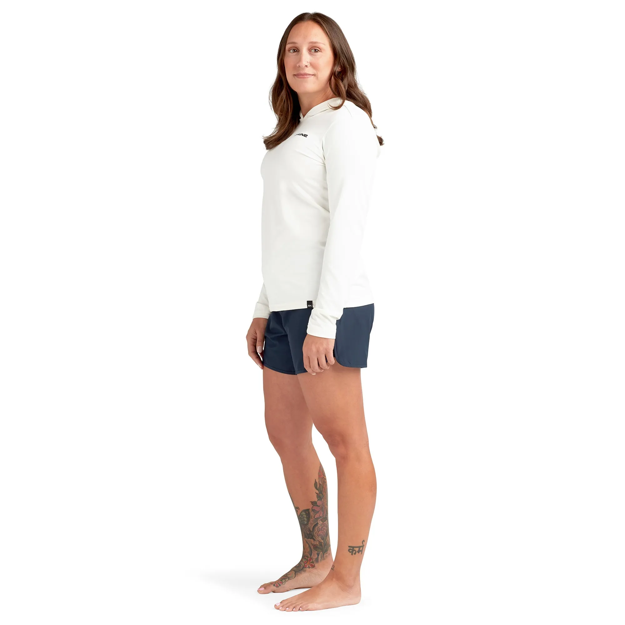 HD Loose Fit Long Sleeve Rashguard Hoodie - Women's