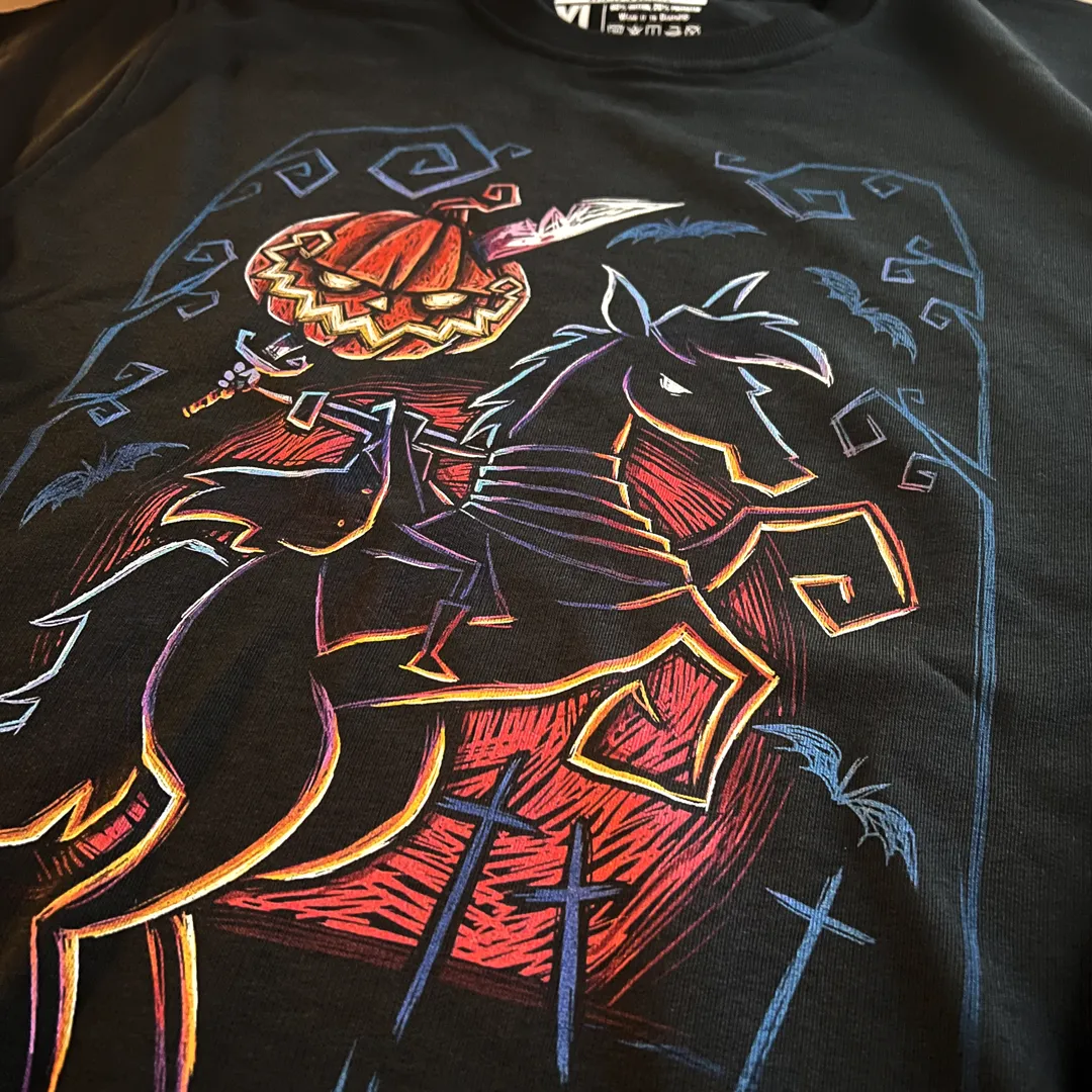 Headless Horseman Men Long Sleeve Tshirt