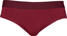 Hip Brief in Burgundy Red by Wood Underwear