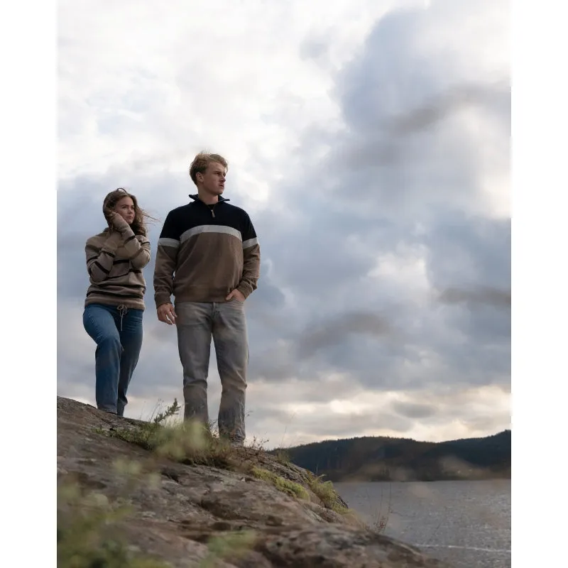 Holebrook Martina Windproof Ladies Jumper - Khaki/Anthracite Melange