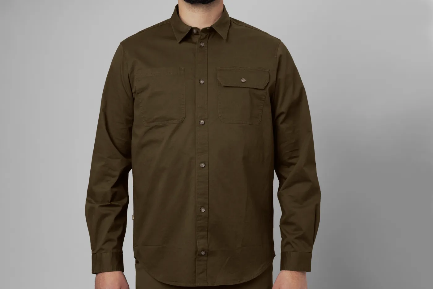 Härkila Men&#x27;s Trym Long Sleeve Shirt Willow Green | Buy Härkila Men&#x27;s Trym Long Sleeve Shirt Willow Green here | Outnorth