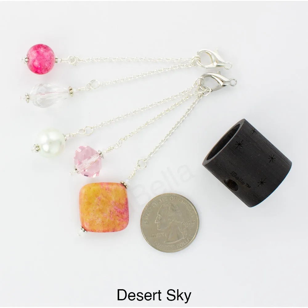 iBella® Scarf Slide Jewelry Set - Desert Sky