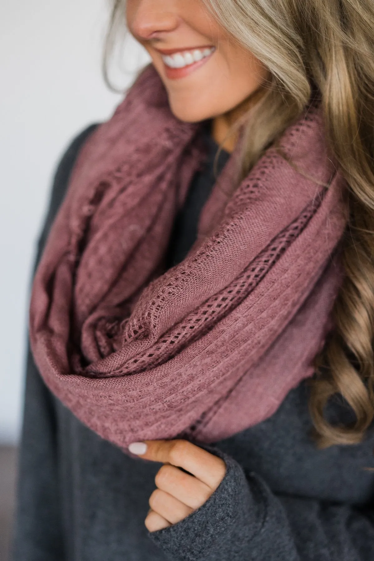 Infinity Scarf - Light Mulberry