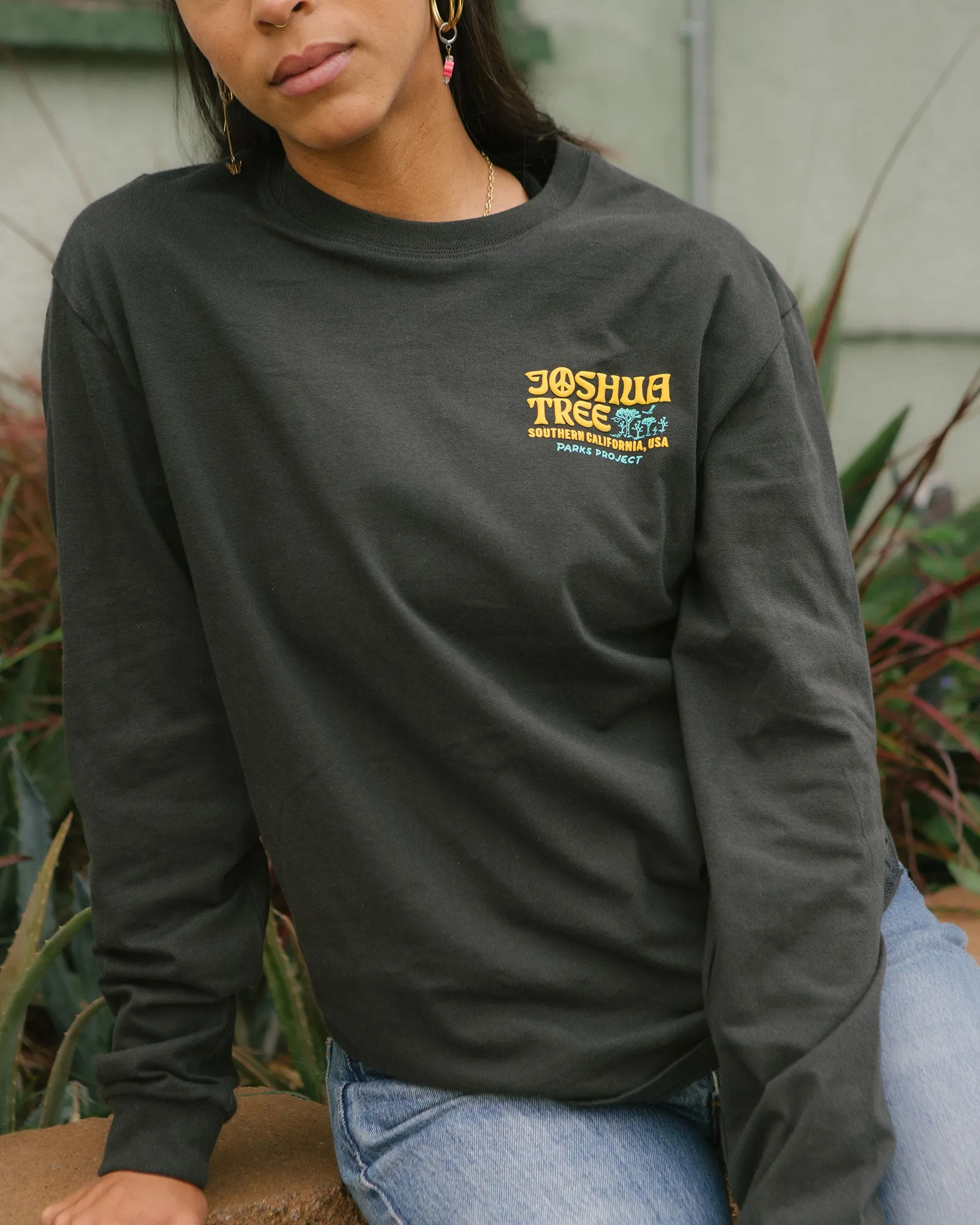 Joshua Tree Puff Print Long Sleeve Tee