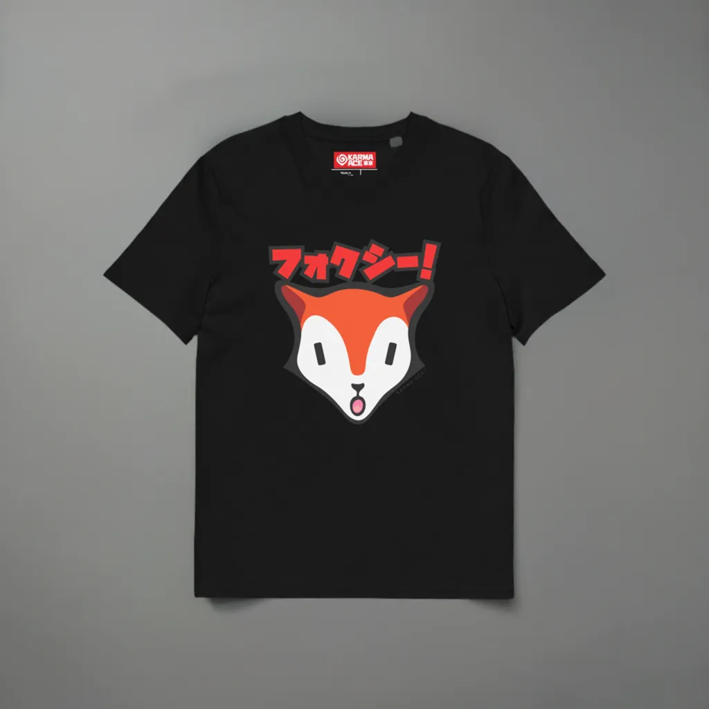 Karma Ace: Foxie! - Unisex organic cotton t-shirt