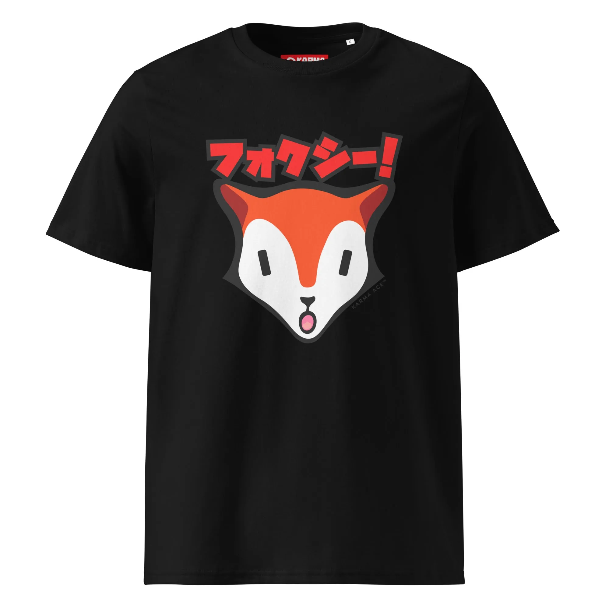 Karma Ace: Foxie! - Unisex organic cotton t-shirt